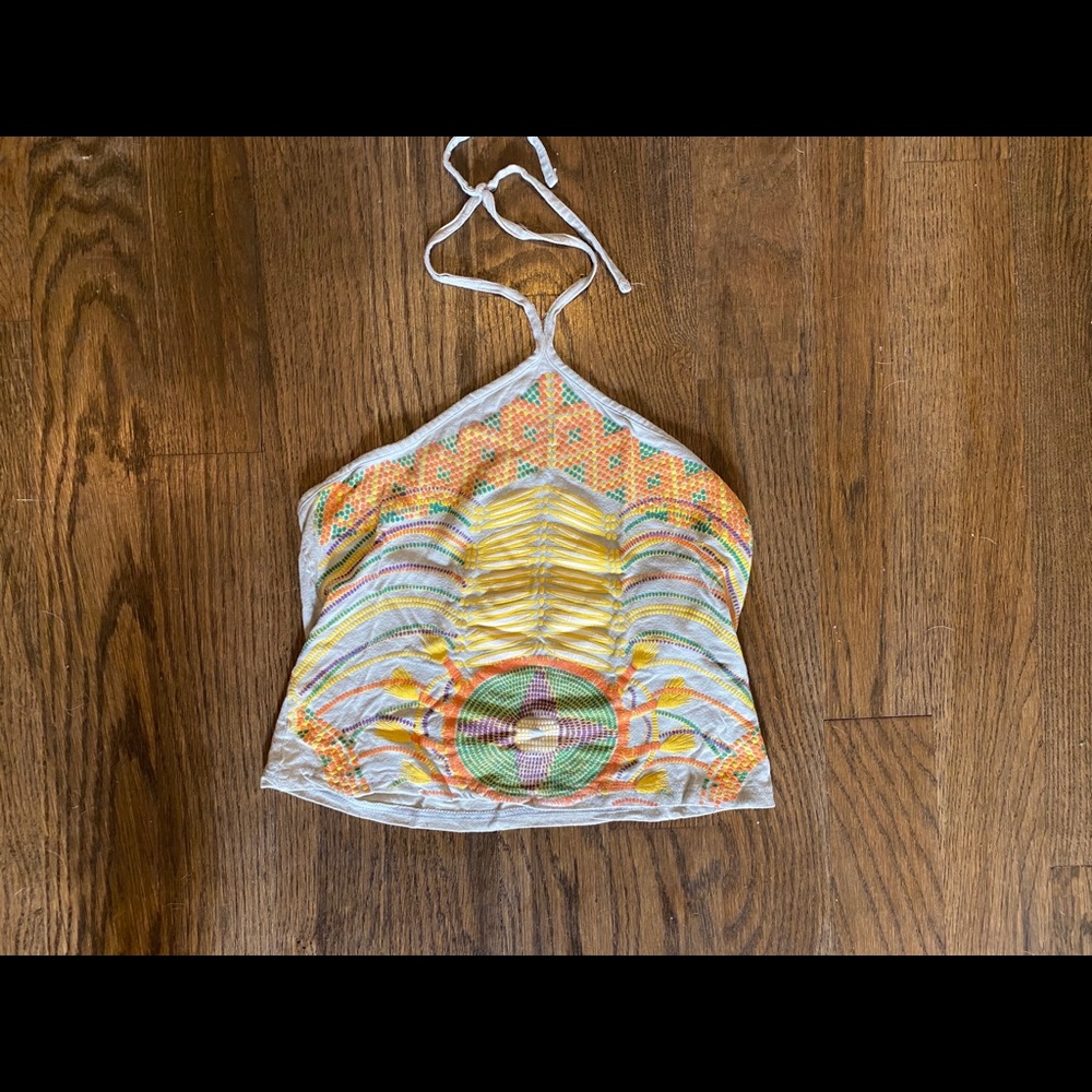 Beautiful Vintage Halter Shirt